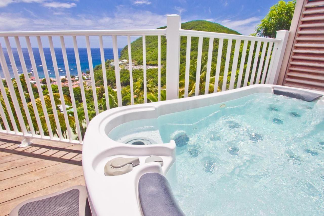 Appartement Duplex Vue Mer Jacuzzi Prive Deshaies Exterior photo